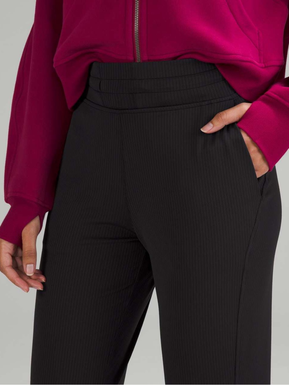 Lululemon Ready to Rulu High-Rise Cropped Jogger in Black Size 4 - Picture 2 of 12